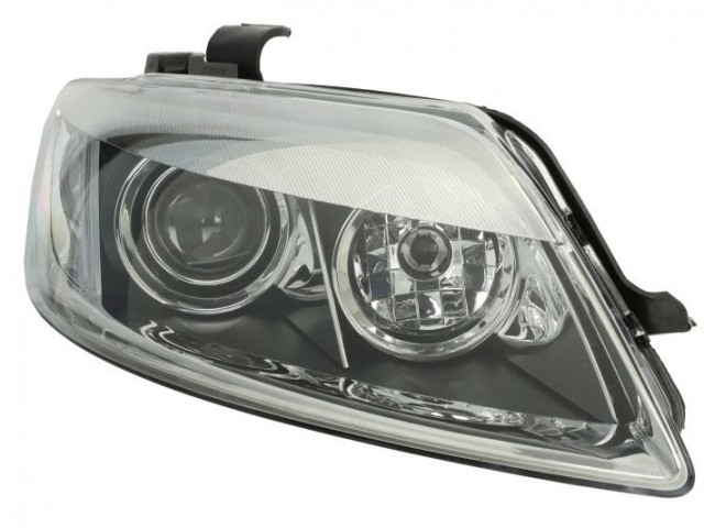 Audi Q7 (4LB) 2005.11.01-2009.04.30 utángyártott új jobb első fényszóró üres Bi-XENON D1S (motorral) DEPO