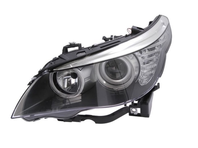 BMW 5 E60 2007.03.01-2010.10.01 utángyártott új bal első fényszóró 2H7/LED (motorral) DEPO