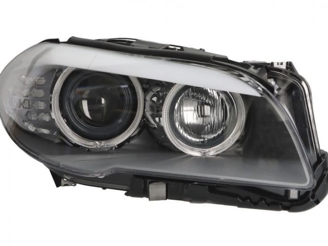 BMW 5 (F10-F11)  2010.04.01-2013.07.19 utángyártott új jobb első fényszóró Bi-XENON D1S/LED+napp.f., kany.köv. DEPO