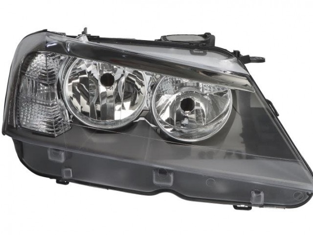 BMW X3 (F25) 2010.12.01-2018.08.31 utángyártott új jobb első fényszóró H7/H7 (motorral) DEPO