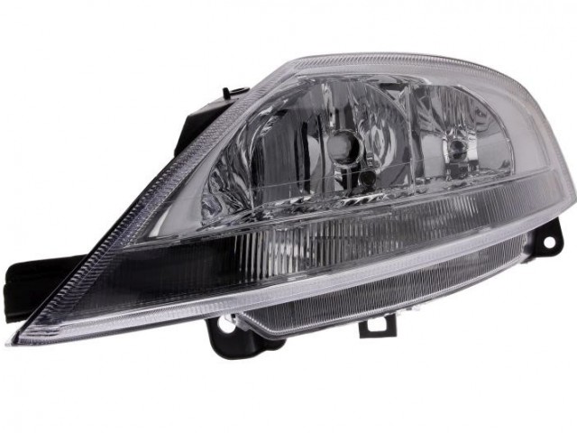 Citroen C3 2002.04.01-2009.12.31 utángyártott új bal első fényszóró H1/H7 (motoros) DEPO