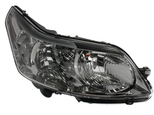 Citroen C4 2004.11.01-2010.09.30 utángyártott új jobb első fényszóró H7/H1 (motorral) DEPO