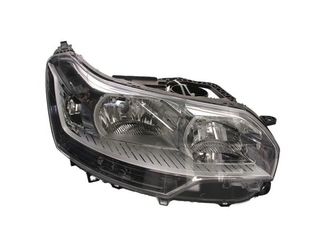 Citroen C5 2007-2011 utángyártott új jobb első fényszóró 2H7/H1 nappali f., (motorral) DEPO