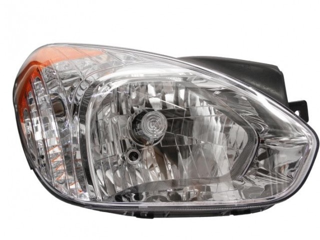 Hyundai Accent  2006.01.01-2010.06.30 utángyártott új jobb első fényszóró H4 (motoros)  DEPO