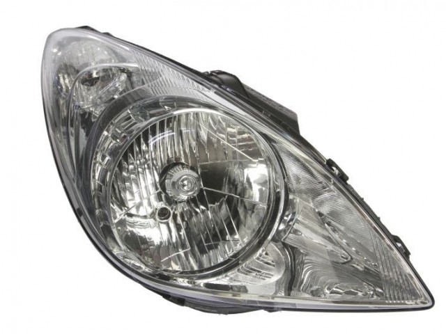 Hyundai I20 2008.05-2012.03.31 utángyártott új jobb első fényszóró H4 (motorral) DEPO