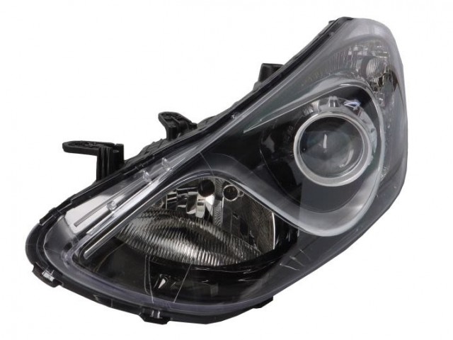 Hyundai I30 GD 2015.03.01-2017.01.01 utángyártott új bal első fényszóró 2H7, króm házas (motorral) DEPO