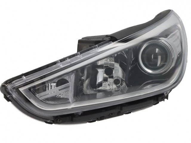 Hyundai I30 2017.01.28-2020.05.24 utángyártott új bal első fényszóró 2H7 (motorral) DEPO