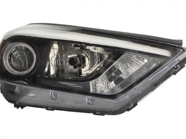 Hyundai Tucson 2015.01.01-2018.06.30 utángyártott új jobb első fényszóró 3H7+LED (motorral) DEPO