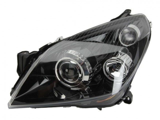 Opel Astra H 2003.09.01-2014.08.31 utángyártott új bal első fényszóró BI-XENON D2S/H7, üres DEPO