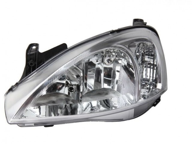 Opel Corsa C 2004.09.-2006.08.31 utángyártott új bal első fényszóró H7/H1 (motoros) DEPO