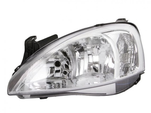 Opel Corsa C 2002.09.01-2004.08.31 utángyártott új bal első fényszóró 2H7 (motorral) DEPO