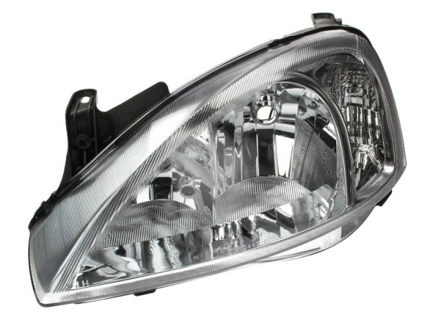 Opel Corsa C 2002.09.01-2004.08.31 utángyártott új bal első fényszóró 2H7 (motoros) VALEO tip. DEPO