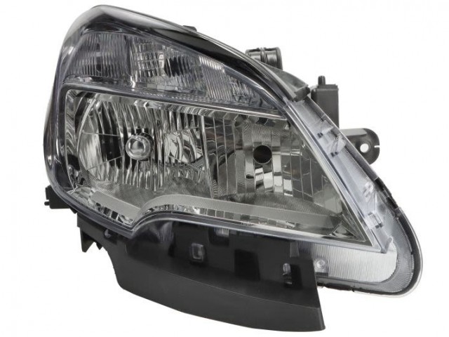 Opel Mokka  2012.09.01-2016.09.01 utángyártott új jobb első fényszóró HB3/H7+napp.f. króm h. (motorral) DEPO