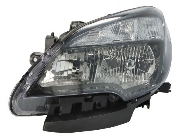 Opel Mokka 2012.09.01-2016.09.01 utángyártott új bal első fényszóró HB3/H7 napp.f. fekete h. (motorral) DEPO