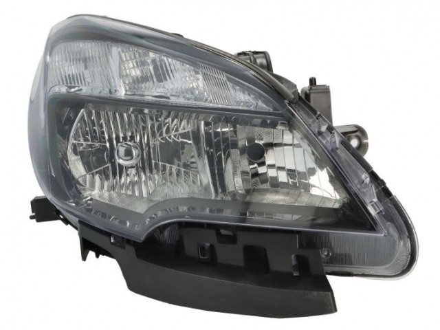Opel Mokka 2012.09.01-2016.09.01 utángyártott új jobb első fényszóró HB3/H7 napp.f. fekete h. (motorral) DEPO