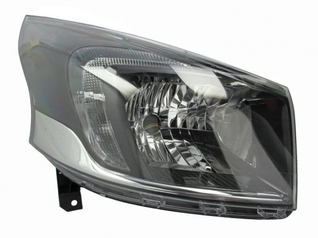 Opel Vivaro 2014.06.01-2019.07.31, Renault Trafic 2014.05.01-2021.11.01utángyártott új jobb első fényszóró H4 LED nappali fény (motorral) DEPO