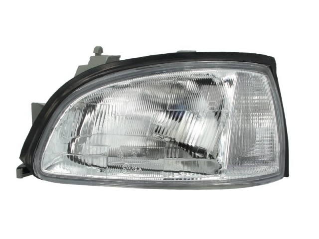 Renault Clio 1996.04.01-1998.03.31 utángyártott új bal első fényszóró H4 (belülr. áll.is) DEPO