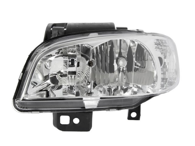 Seat Cordoba 1999.09.01-2002.08.31, Ibiza 1999.09.01-2002.02.28 utángyártott új bal első fényszóró H1/H7 (belülr. áll.) DEPO