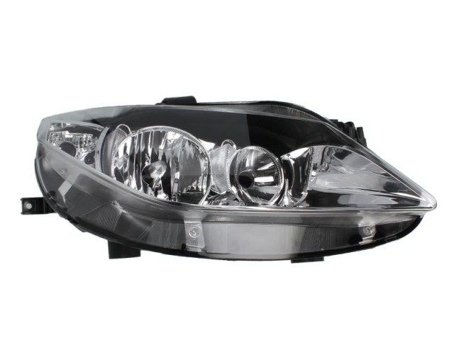Seat Ibiza 6J 2008.05.01-2012.03.23 utángyártott új jobb első fényszóró 2H7 króm házas (motoros) DEPO