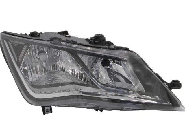 Seat Leon 5F 2017.01.01-2020.02.01 utángyártott új jobb első fényszóró 2H7+LED (motorral) DEPO