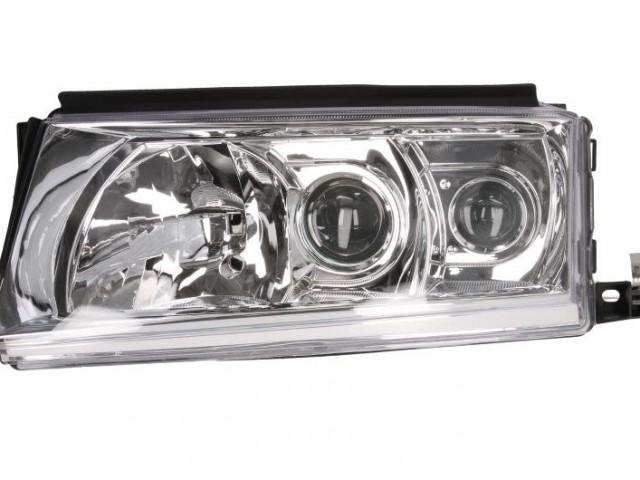 Skoda Octavia 2000.09.01-2011.08.31 utángyártott új bal első fényszóró XENON  (motoros) DEPO