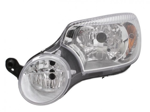 Skoda Yeti 2009.11.01-2013.08 utángyártott új bal első fényszóró H4/H7 ködl. (motorral) 