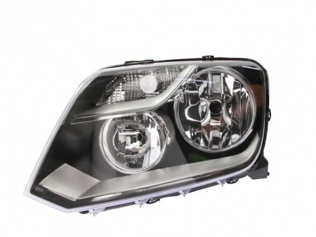 Volkswagen Amarok 2010-2013 utángyártott új bal első fényszóró H7/H1 (manuális) DEPO