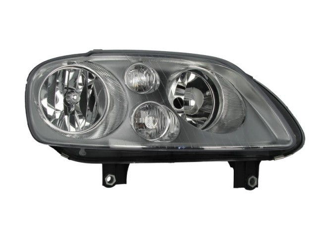 Volkswagen Caddy III. 2004.02.01-2009.12.31, Touran 2003.04.01-2006.11.30 utángyártott új jobb első fényszóró 2H7 króm házas (motoros) DEPO