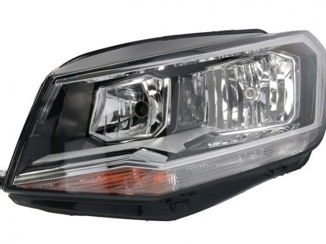 Volkswagen Caddy III. 2015.06.01-2020.08.30 utángyártott új bal első fényszóró 2H7 nappali fény (motorral) DEPO