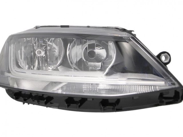 Volkswagen Jetta 2014.09.-2018.01. utángyártott új jobb első fényszóró 2H7+LED (motorral) DEPO