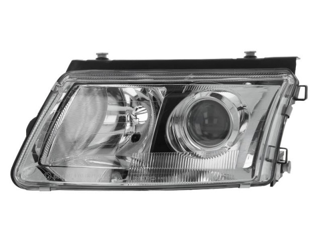 Volkswagen Passat B5 1996.10.01-2000.10.31 utángyártott új bal első fényszóró D2S/H7 Xenon (motor nélk.) DEPO