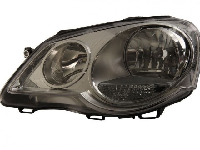 Volkswagen Polo 9N 2005.04.01-2009.05.31 utángyártott új bal első fényszóró FF-H7/H1 (nem GTI) DEPO