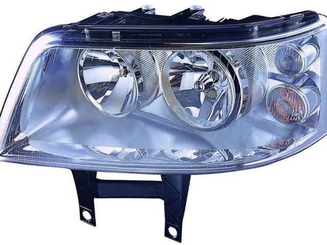 Volkswagen Transporter T5 2003.04.01-2009.09.30 utángyártott új bal első fényszóró H7/H1 (motorral) DEPO