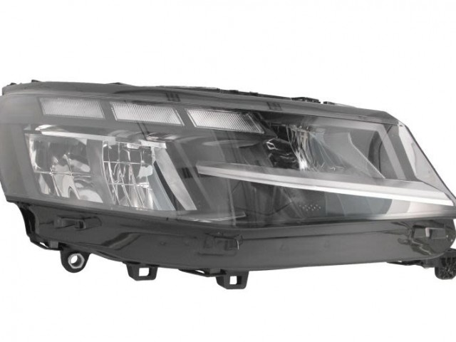 Volkswagen Transporter T7 2021.10.01- utángyártott új jobb első fényszóró LED elektr.nélk DEPO