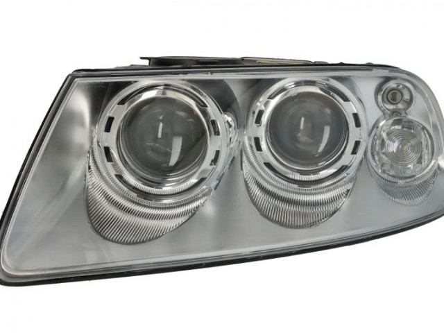 Volkswagen Touareg 7L 2002.11.01-2007.02.28 utángyártott új bal első fényszóró Xenon D1S/H7  (motorral) DEPO