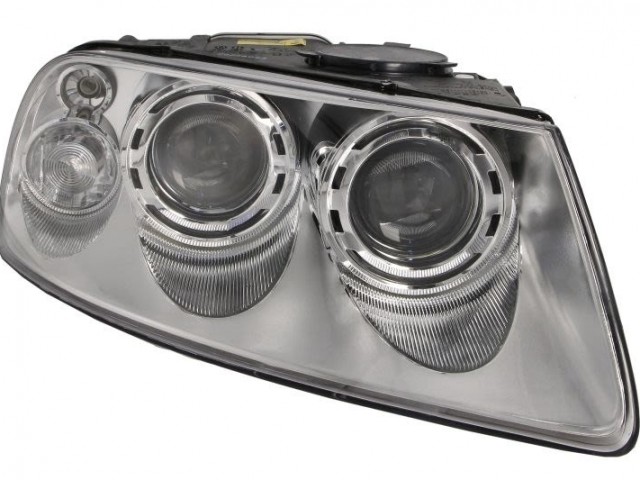 Volkswagen Touareg 7L 2002.11.01-2007.02.28 utángyártott új jobb első fényszóró Xenon D1S/H7 (motorral) DEPO