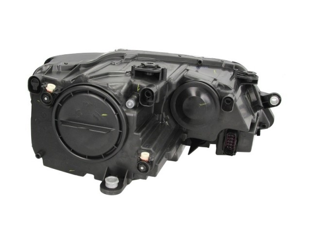 Volkswagen Jetta 2010-2017 utángyártott új bal első fényszóró 2H7, fekete h. (motorral) DEPO