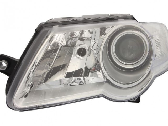 Volkswagen Passat B6 2005.03.01-2010.10.31 utángyártott új bal első fényszóró 2H7 króm házas (H.-V. típusú ) TYC