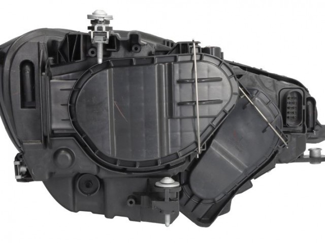 Volkswagen VW GOLF SPORTSVAN VII 2015-2017 utángyártott új bal első fényszóró H7/H15, motorral (fekete házas) DEPO