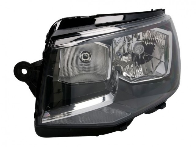 Volkswagen Transporter T6 2015.07.01-2020.01.31 utángyártott új bal első fényszóró H4 + nappali fény. (motorral) TYC