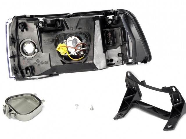 Volkswagen Transporter T5 2003.04.01-2009.09.30 utángyártott új bal első fényszóró H4 (motorral) DEPO