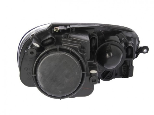 Volkswagen Golf V. 2003.10.01-2008.09.30, Jetta 2005.05.01-2010.12.31 utángyártott új bal első fényszóró 2H7, króm házas (motorral) DEPO