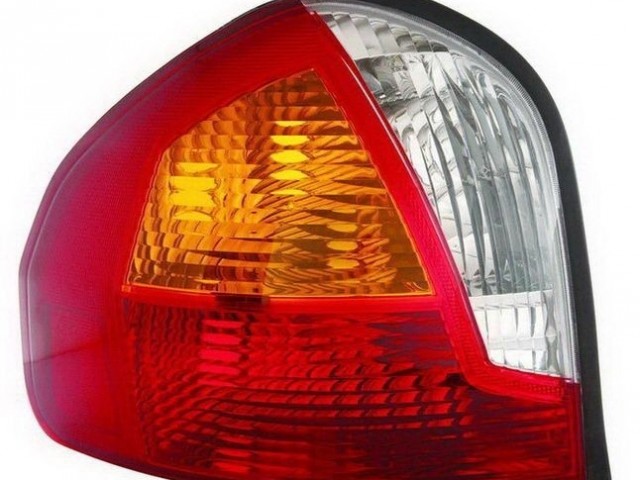 Hyundai Santa Fe 2001.03.01-2004.01.30 utángyártott új bal hátsó lámpa üres DEPO