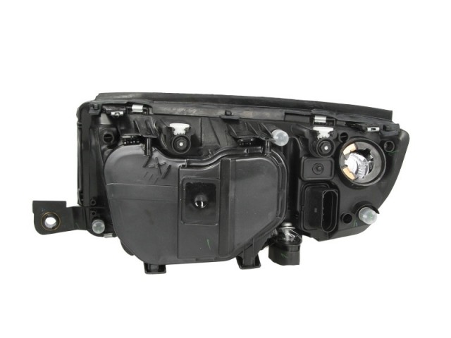 Skoda Fabia I. 1999.08.01-2007.04.30 utángyártott új jobb első fényszóró H7/H3 (fekete házas) DEPO