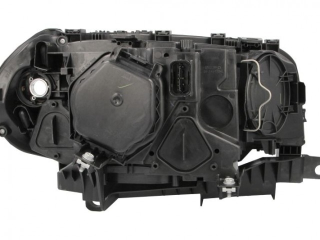 BMW X3 (E83) 2007.01.01-2010.11.30 utángyártott új bal első fényszóró 2H7, fekete h. (motorral) DEPO