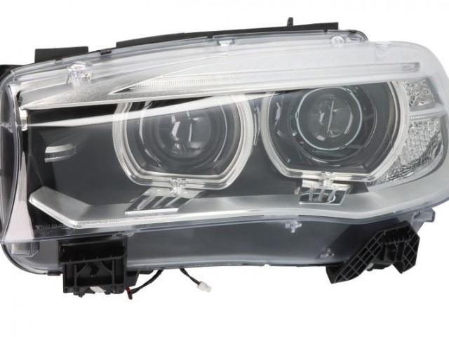 BMW X5 (F15/F85) 2013.09.01-2018-07.31 utángyártott új bal első fényszóró XENON D1S/LED elektr.nélk (motorral) TYC