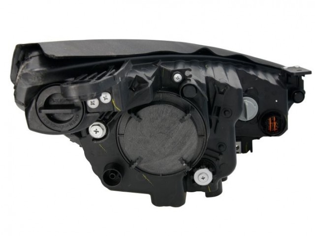 Hyundai IX35 2013.07.01-2014.12.31 utángyártott új bal első fényszóró HIR2/LED fekete h. (motoros) DEPO