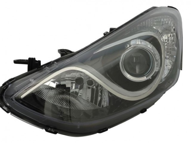 Hyundai I30 GD 2015.03.01-2017.01.01 utángyártott új bal első fényszóró 2H7, króm házas (motorral) TYC