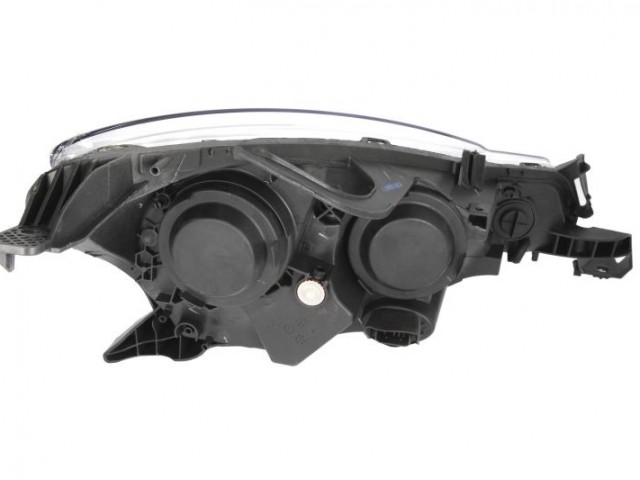 Citroen C3 2010.01.01-2013.02.28, DS3 utángyártott új bal első fényszóró H1/H7 fehér házas (motorral) DEPO