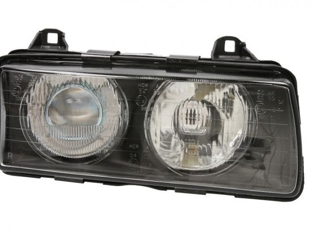 BMW 3 1991.01.01-1994.09.31 (E36) utángyártott új jobb első fényszóró DE H1 belülr. áll. DEPO